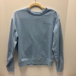 Champion Men's Light Blue Crewneck Sweater